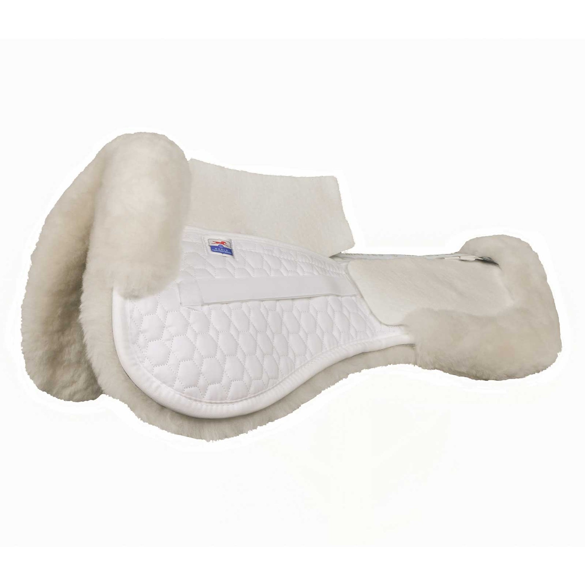 E.A. Mattes Platinum EWWA Dressage Half Pad with Front & Rear Sheepskin Trim