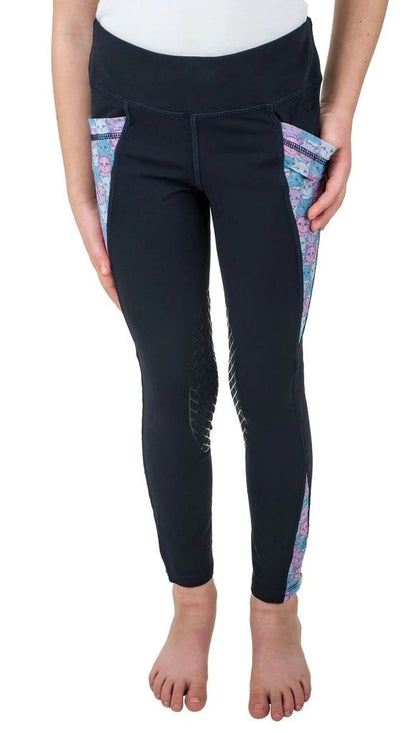 TuffRider Kids Minerva 3 Season Knee Patch Tights