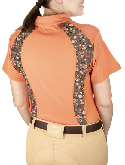 EcoRider by Equine Couture Ladies Shelby Short Sleeve Sport Shirt