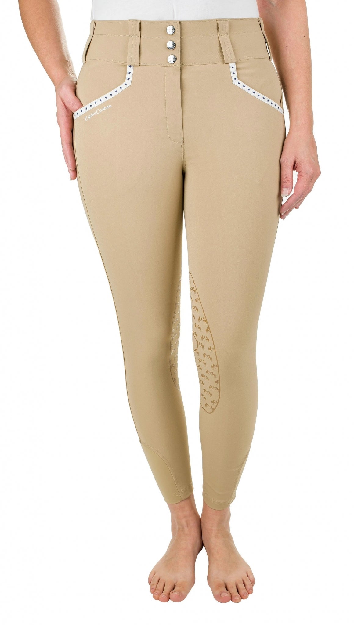 Equine Couture Ladies Nicole Knee Patch Breeches