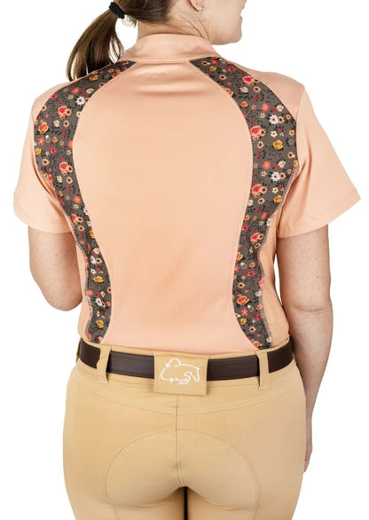 EcoRider by Equine Couture Ladies Shelby Short Sleeve Sport Shirt