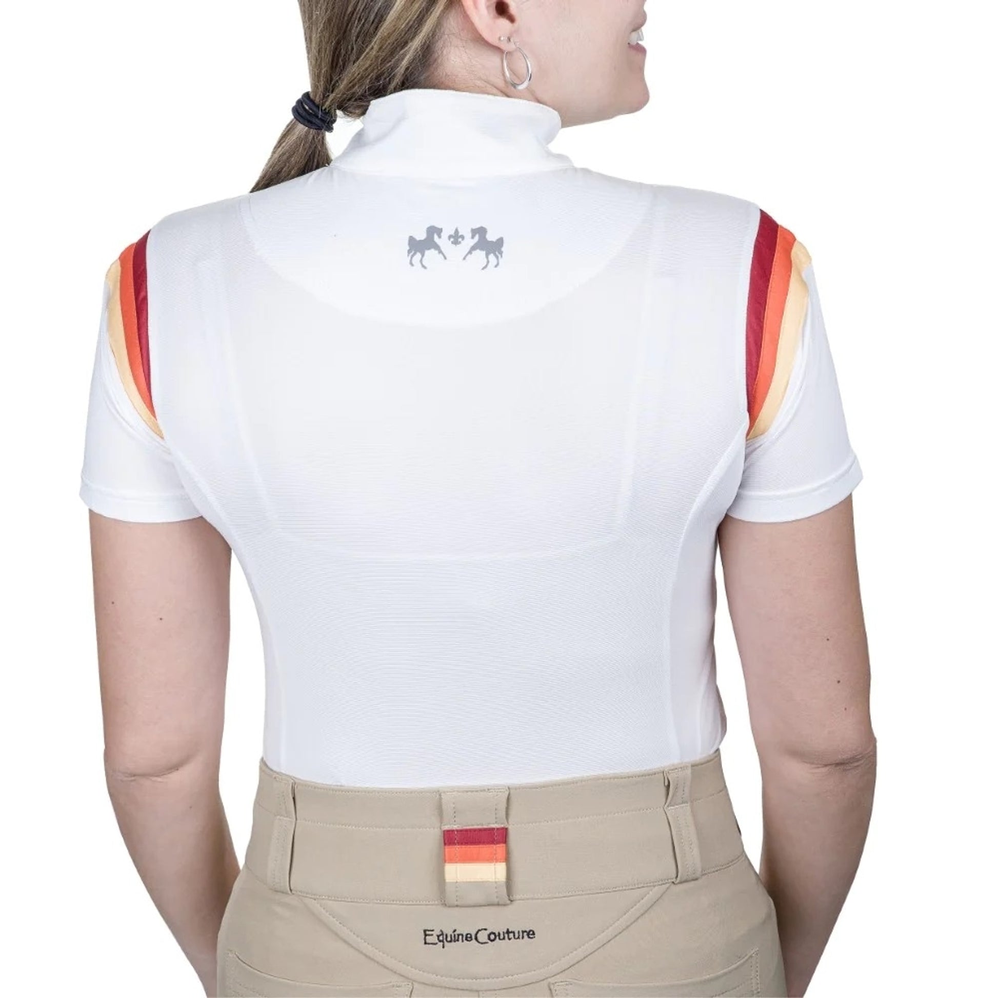 Equine Couture Ladies Gradient Short Sleeve Show Shirt