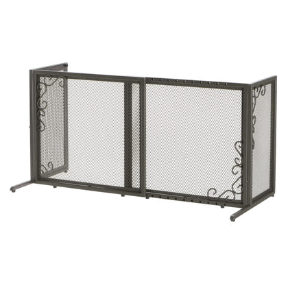 Richell Freestanding Metal Mesh Pet Gate