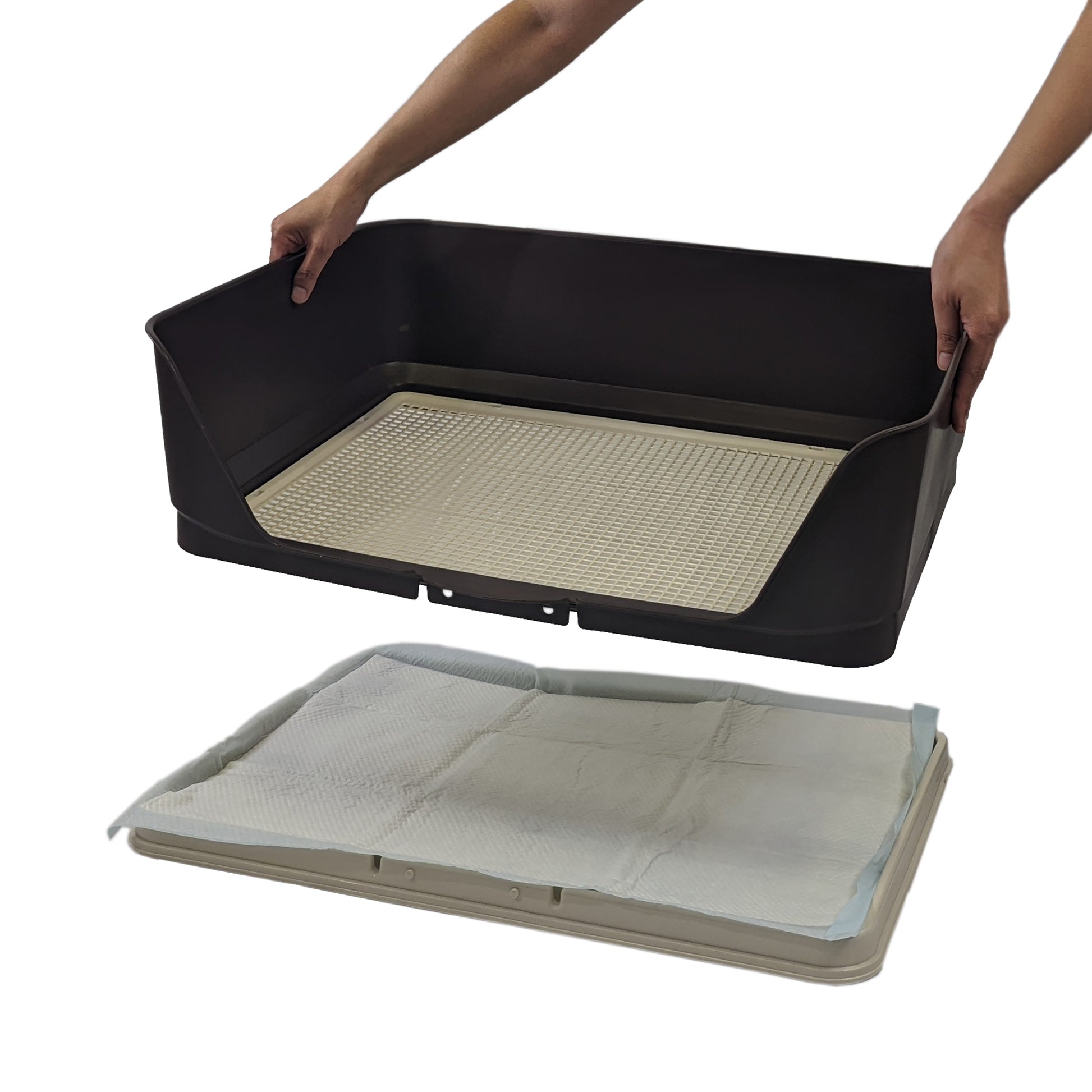 Richell PAW TRAX Splash Free Potty Pad Tray