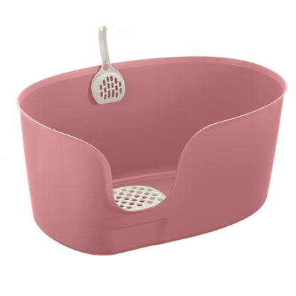 Richell PAW TRAX High Wall Cat Litter Box