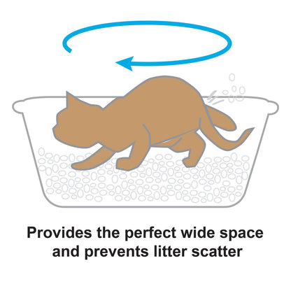 Richell PAW TRAX Wide Cat Litter Pan