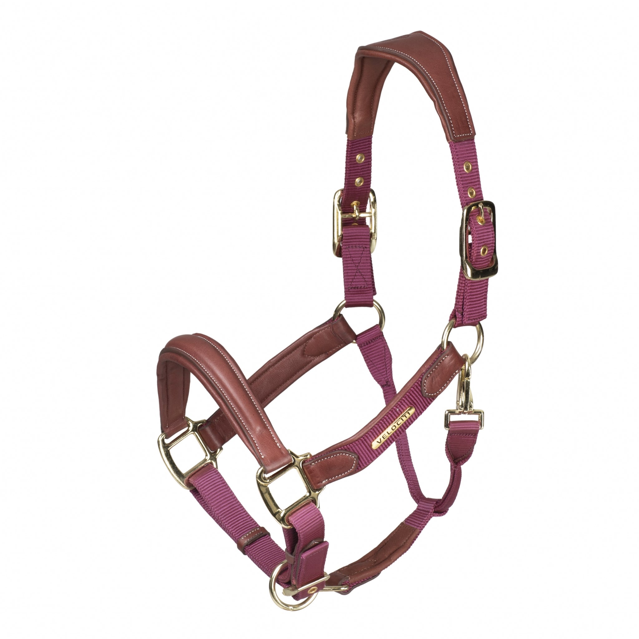 Shires Velociti Lusso Padded Leather Halter