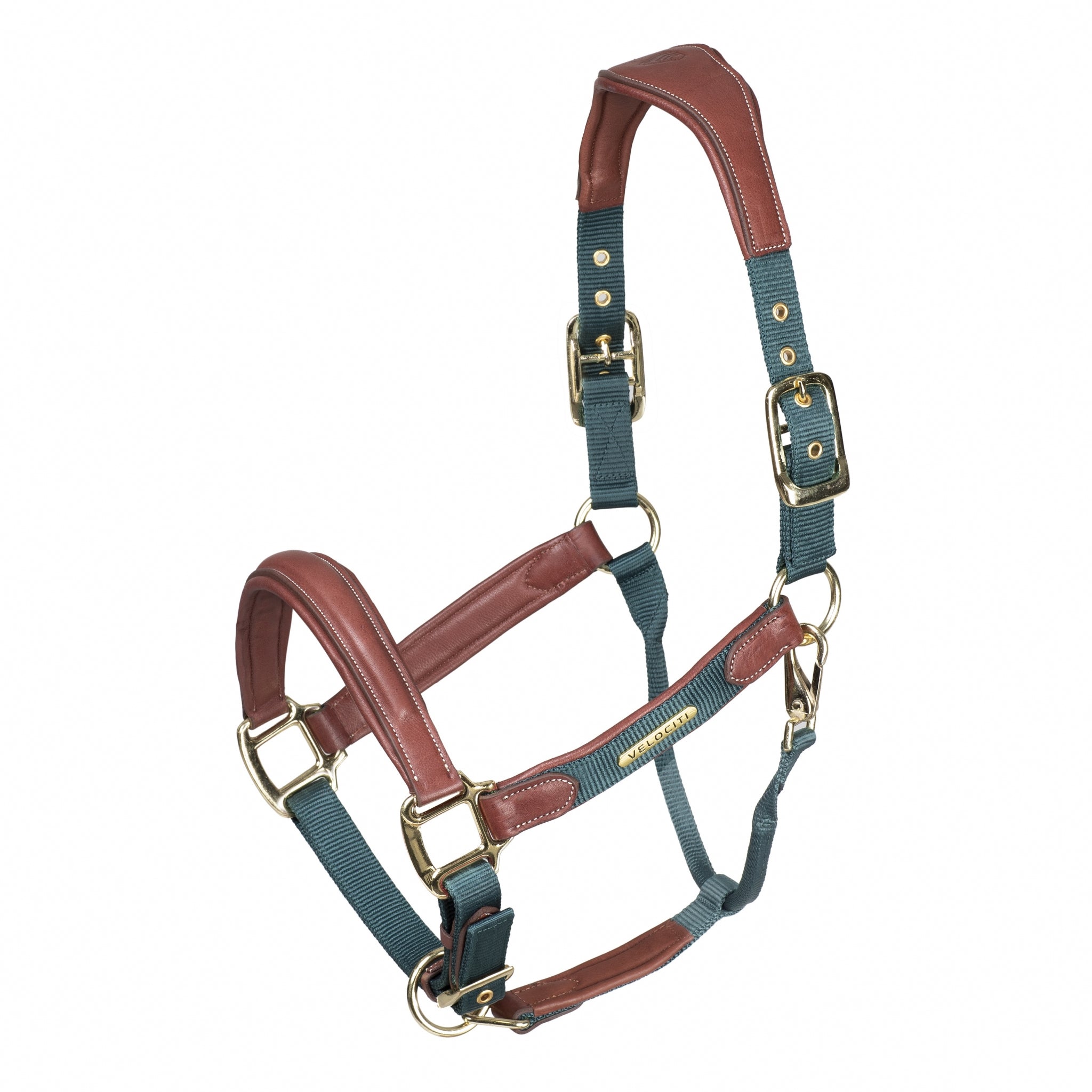 Shires Velociti Lusso Padded Leather Halter