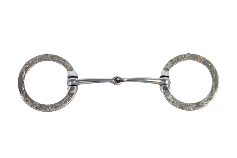 Ring Snaffle with Floral Trim
