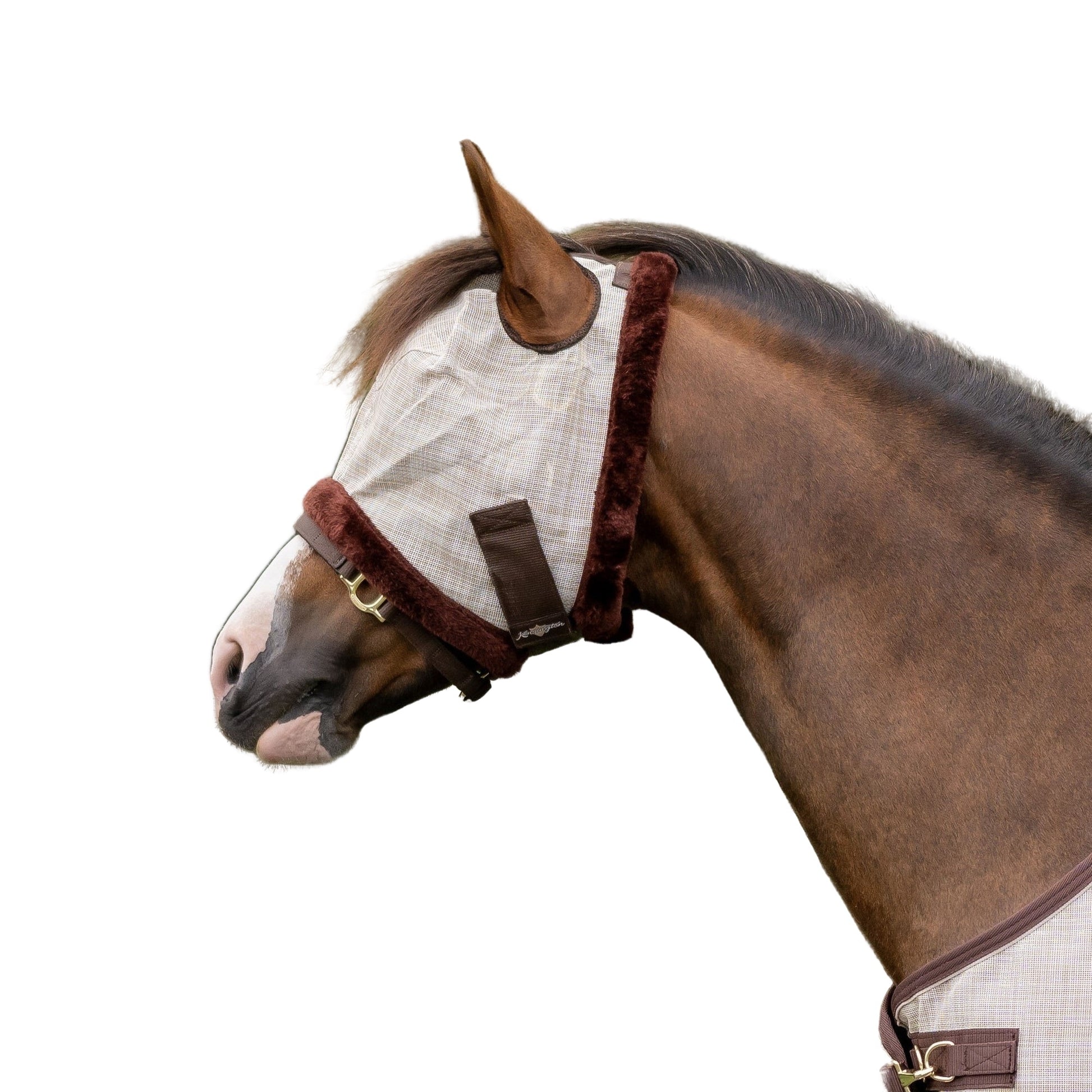 Kensington Pony Fly Mask with Fleece