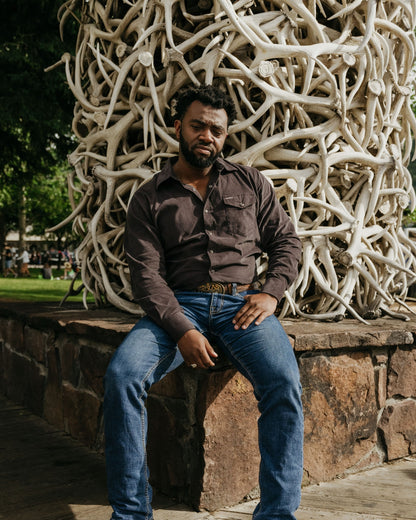 Outback Trading Mens Bryce Cotton Western Shirt