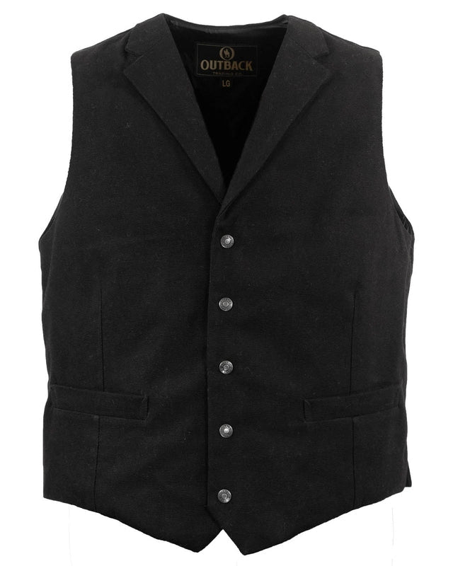 Outback Trading Mens Jessie Canvas Vest