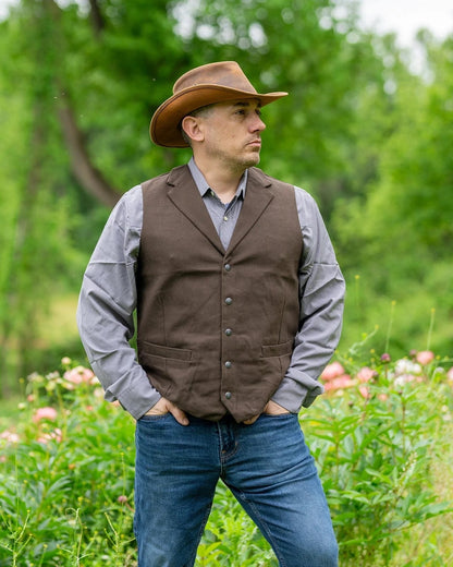Outback Trading Mens Jessie Canvas Vest