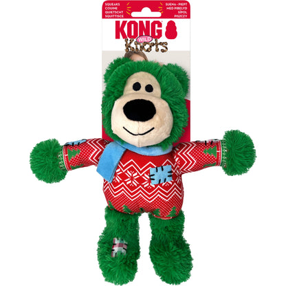 KONG Holiday Wild Knots Assorted Bears