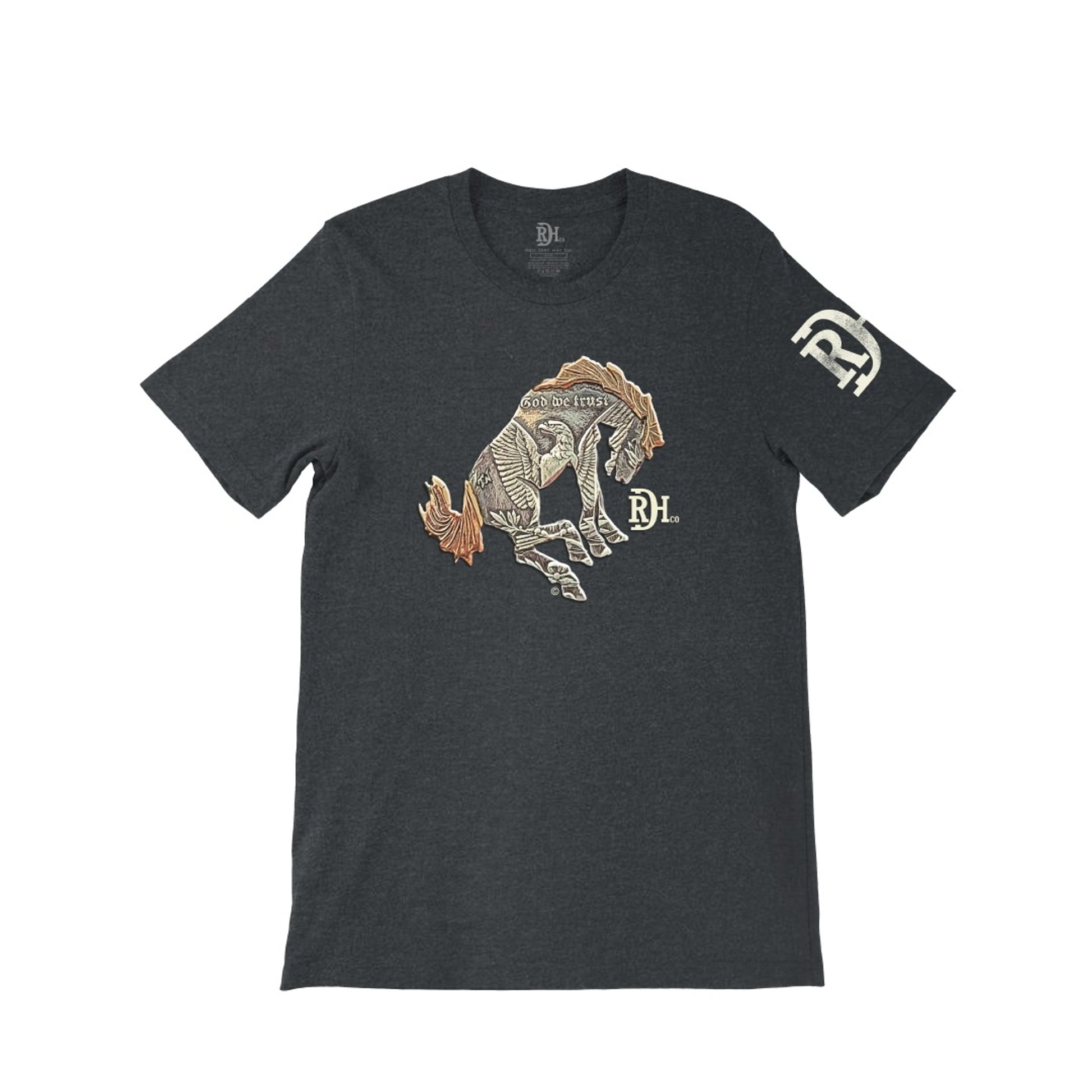 Red Dirt Hat Co Bad Bronc Bucking Bronc T-Shirt