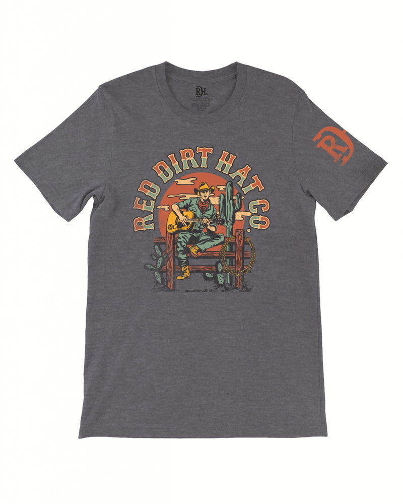 Red Dirt Hat Co Singing Cowboy T-Shirt
