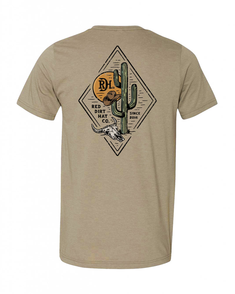Red Dirt Hat Co Diamond Cactus T-Shirt