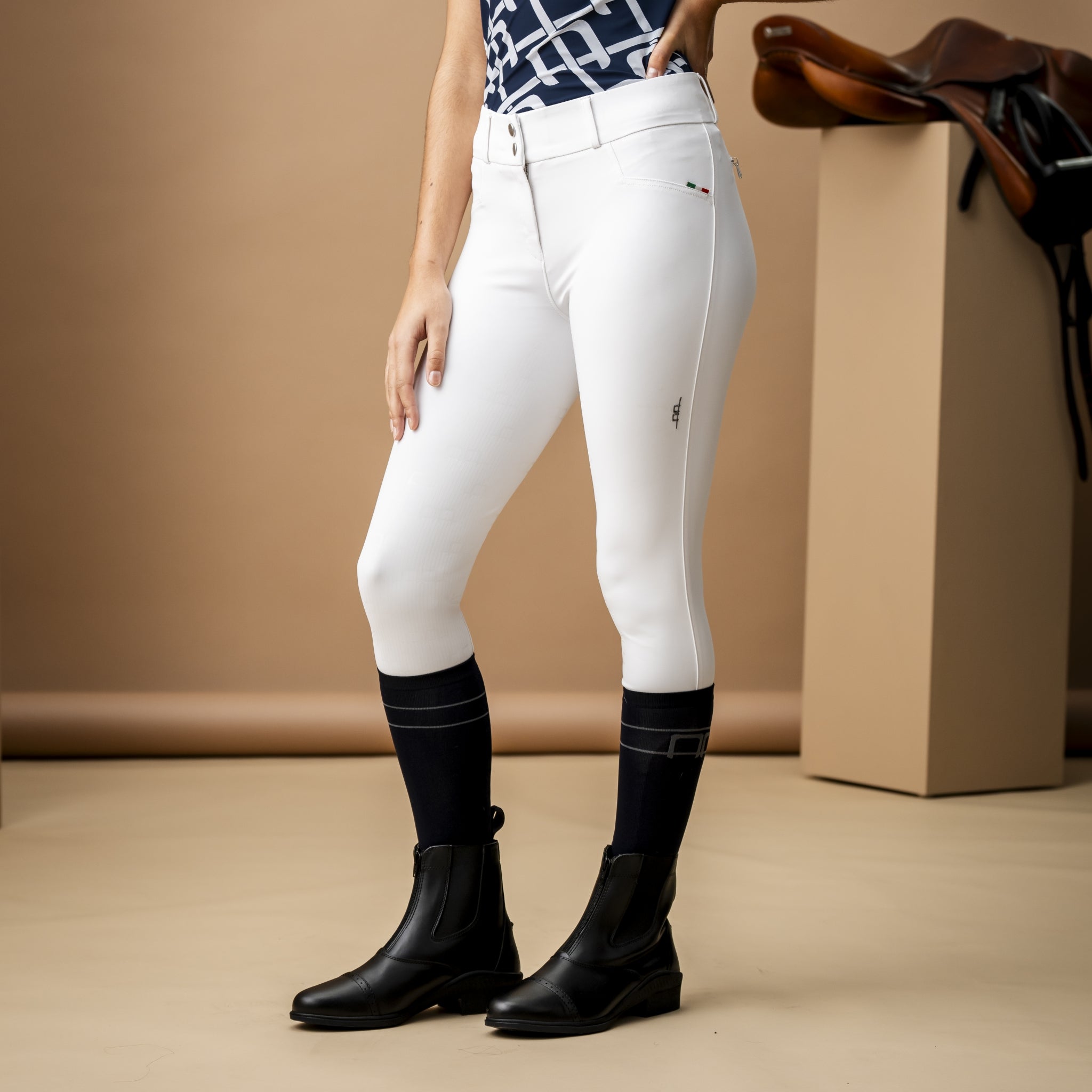 AA Aria Knee Patch Mid Rise Breech