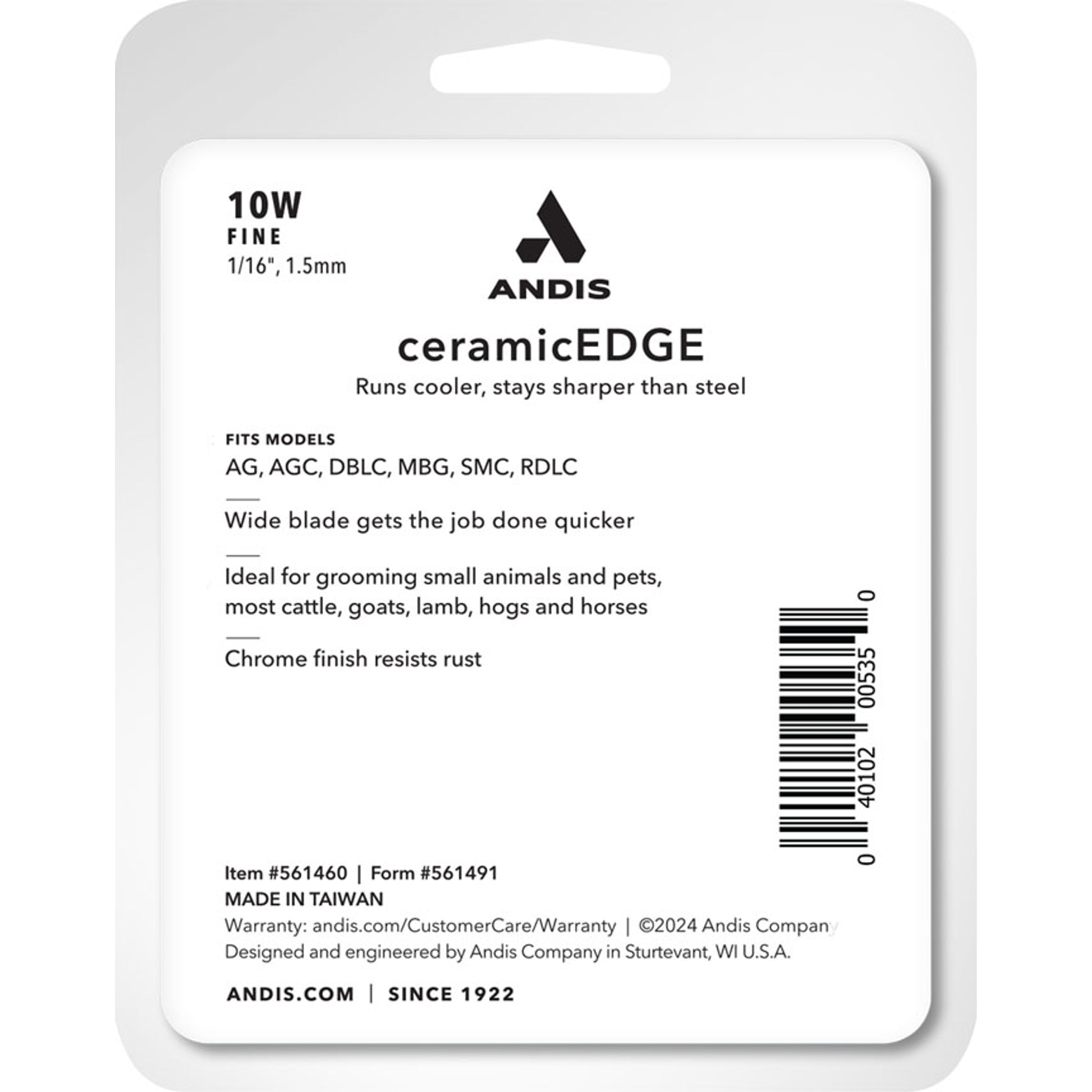 Andis Fine Ceramic Edge Blade