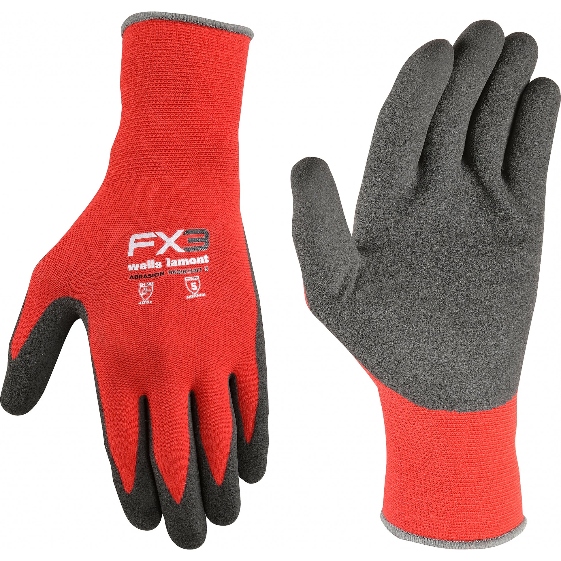 Wells Lamont Mens Micro-Foam Coated Grip Gloves