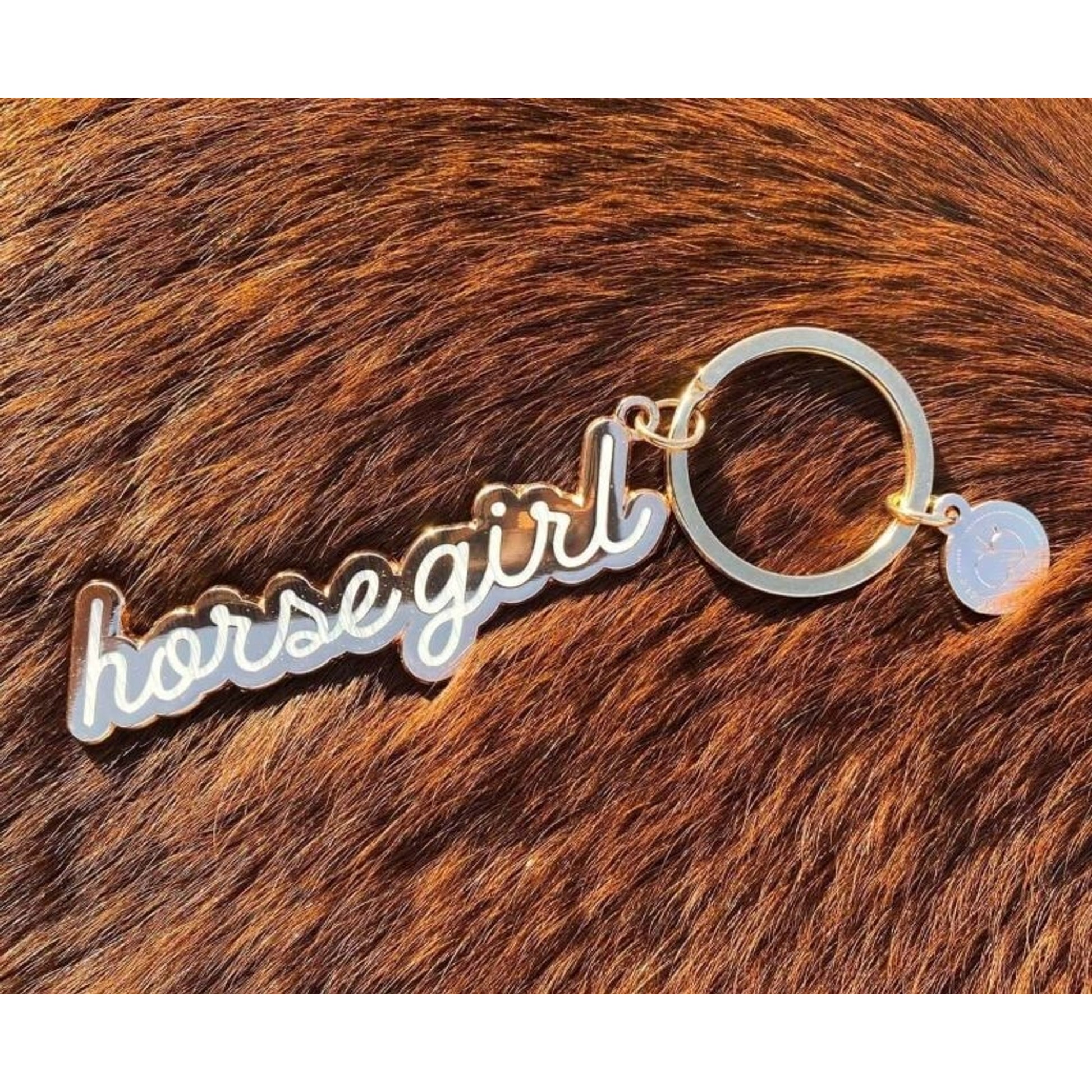Dapplebay Horse Girl Keychain