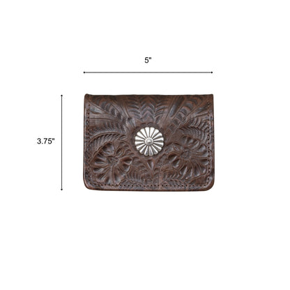 American West Ladies Small Tri-Fold Wallet