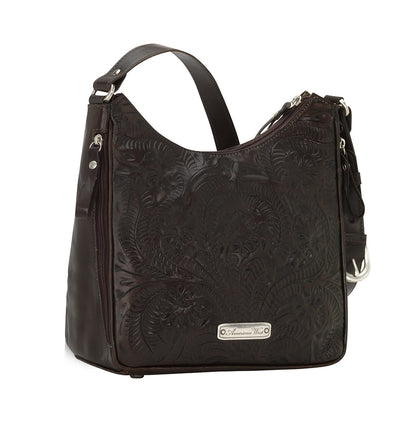 American West Annie's Secret Zip-Top Shoulder Bag with Conceal Carry Pocket