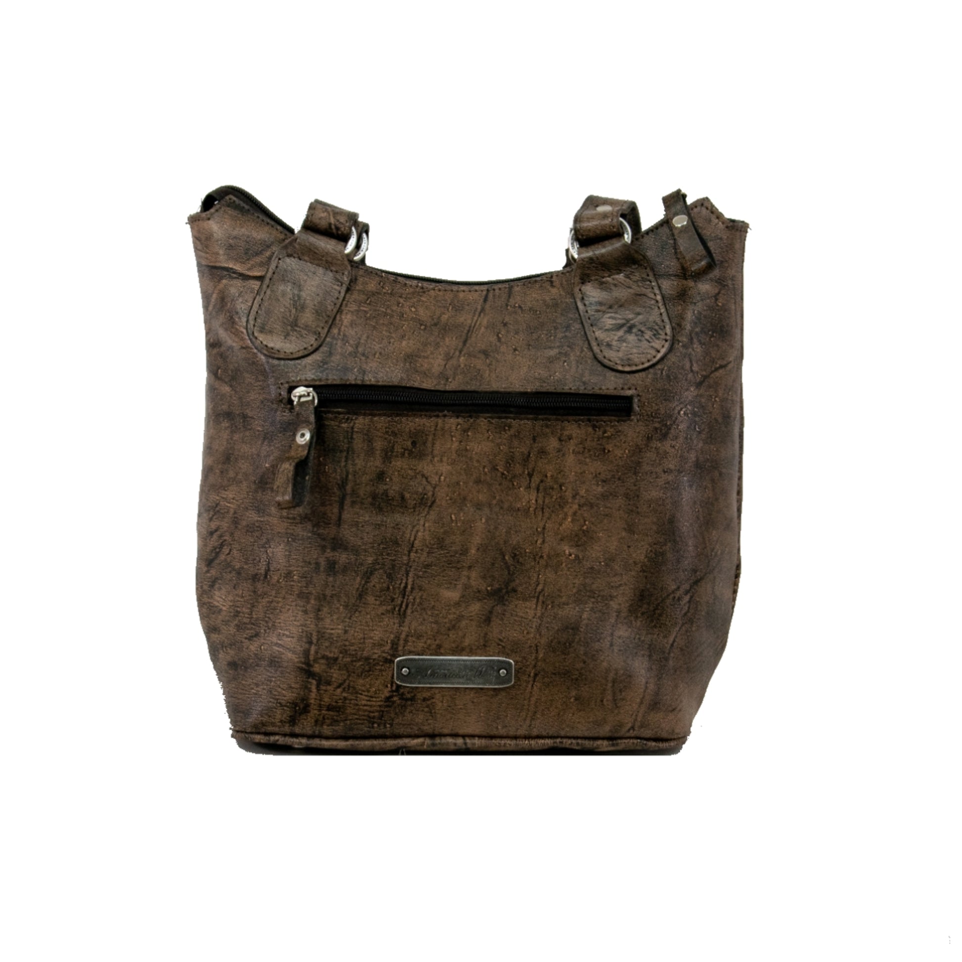 American West Tribal Weave Zip-Top Bucket Tote