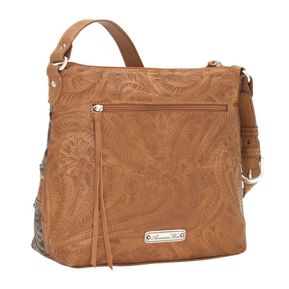 American West Saddle Ridge Zip Top Shoulder Bag