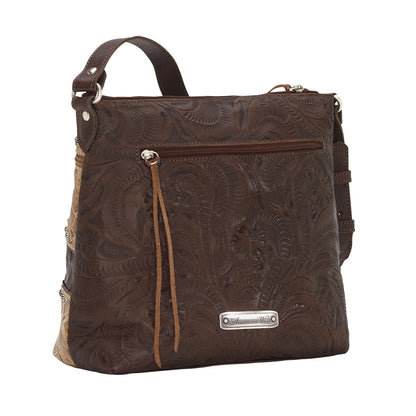 American West Saddle Ridge Zip Top Shoulder Bag