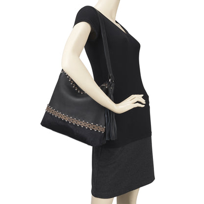 American West Wild Horses Zip Top Shoulder Bag