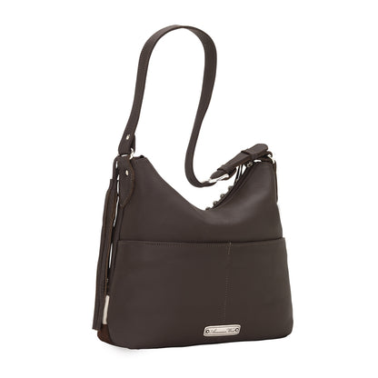 American West Wild Horses Zip Top Shoulder Bag