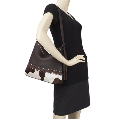 American West Wild Horses Zip Top Shoulder Bag