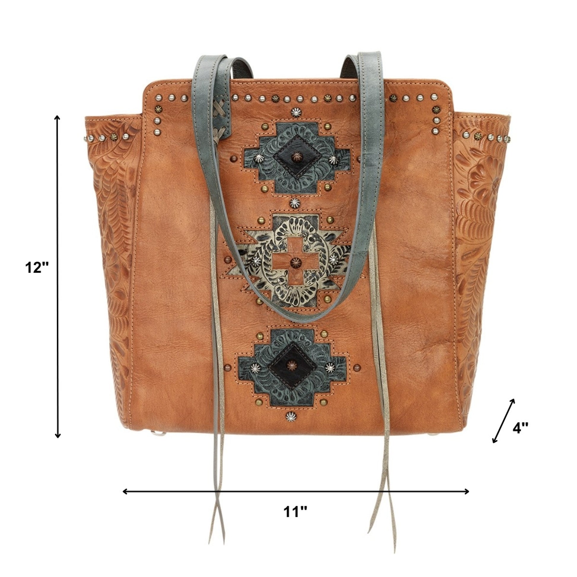 American West Navajo Soul Zip Top Tote