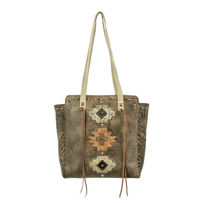 American West Navajo Soul Zip Top Tote