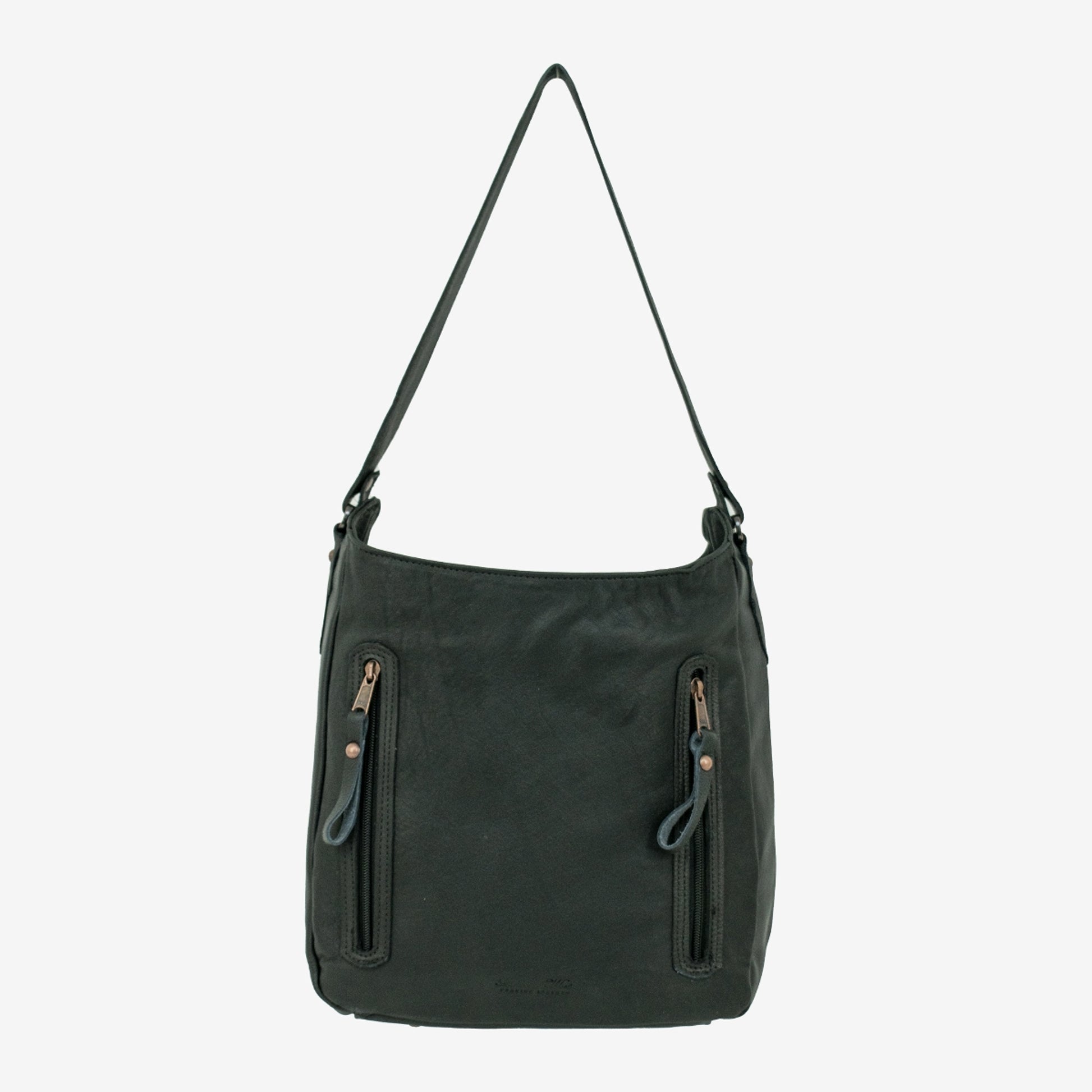 American West Midnight Copper Soft Zip Top Shoulder Hobo