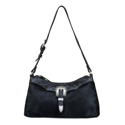 American West Cow Town Zip Top Shoulder Bag