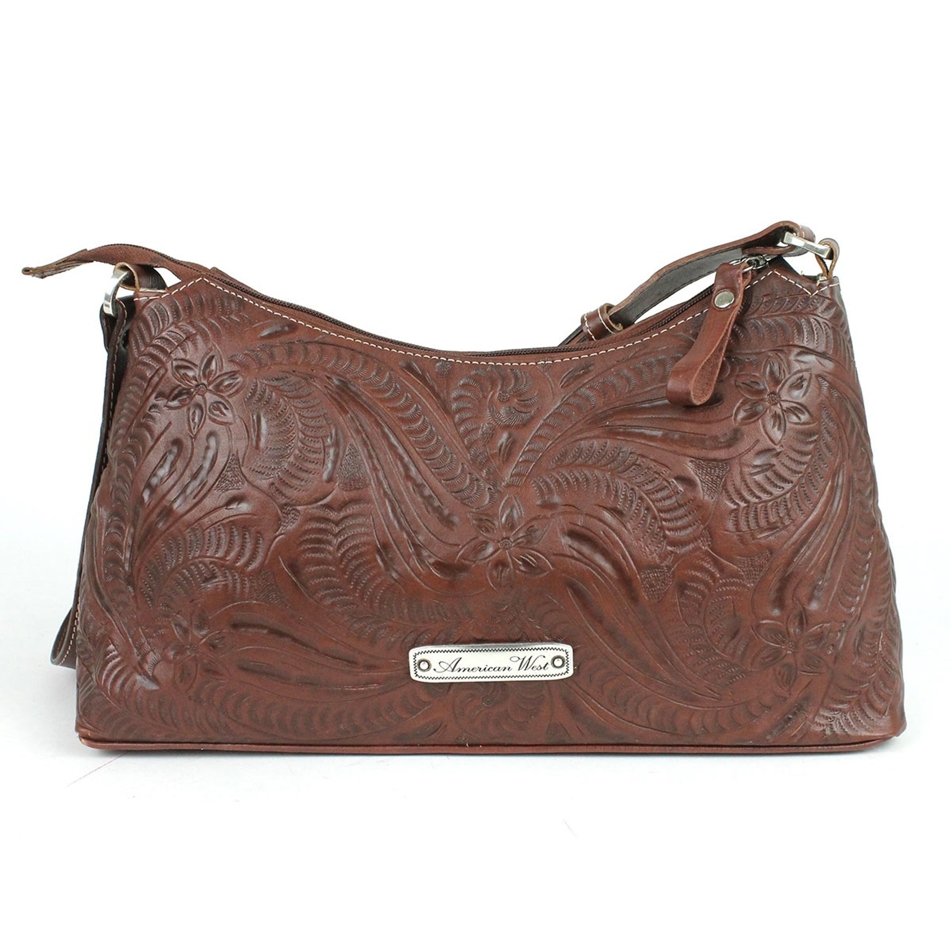 American West Lady Lace Zip Top Shoulder Bag