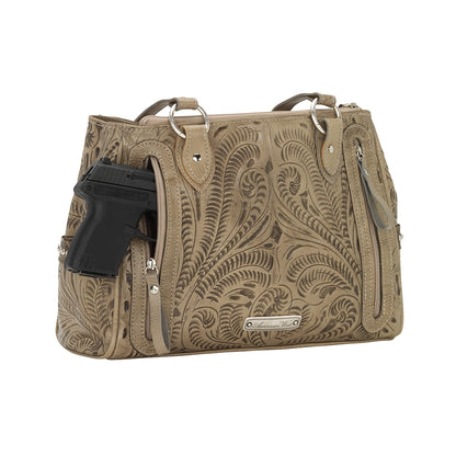 American West Annie's Secret Collection Multi-Compartment Tote with Conceal Carry Pocket on Back