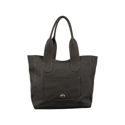 American West Pony Large Zip-Top Tote with Hair-On Hide