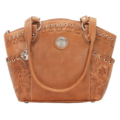 American West Harvest Moon Zip Top Bucket Tote