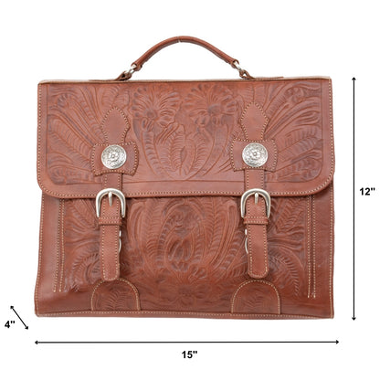 American West Classic Travel Multi-Compartment Briefcase