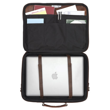 American West Classic Travel Laptop Briefcase