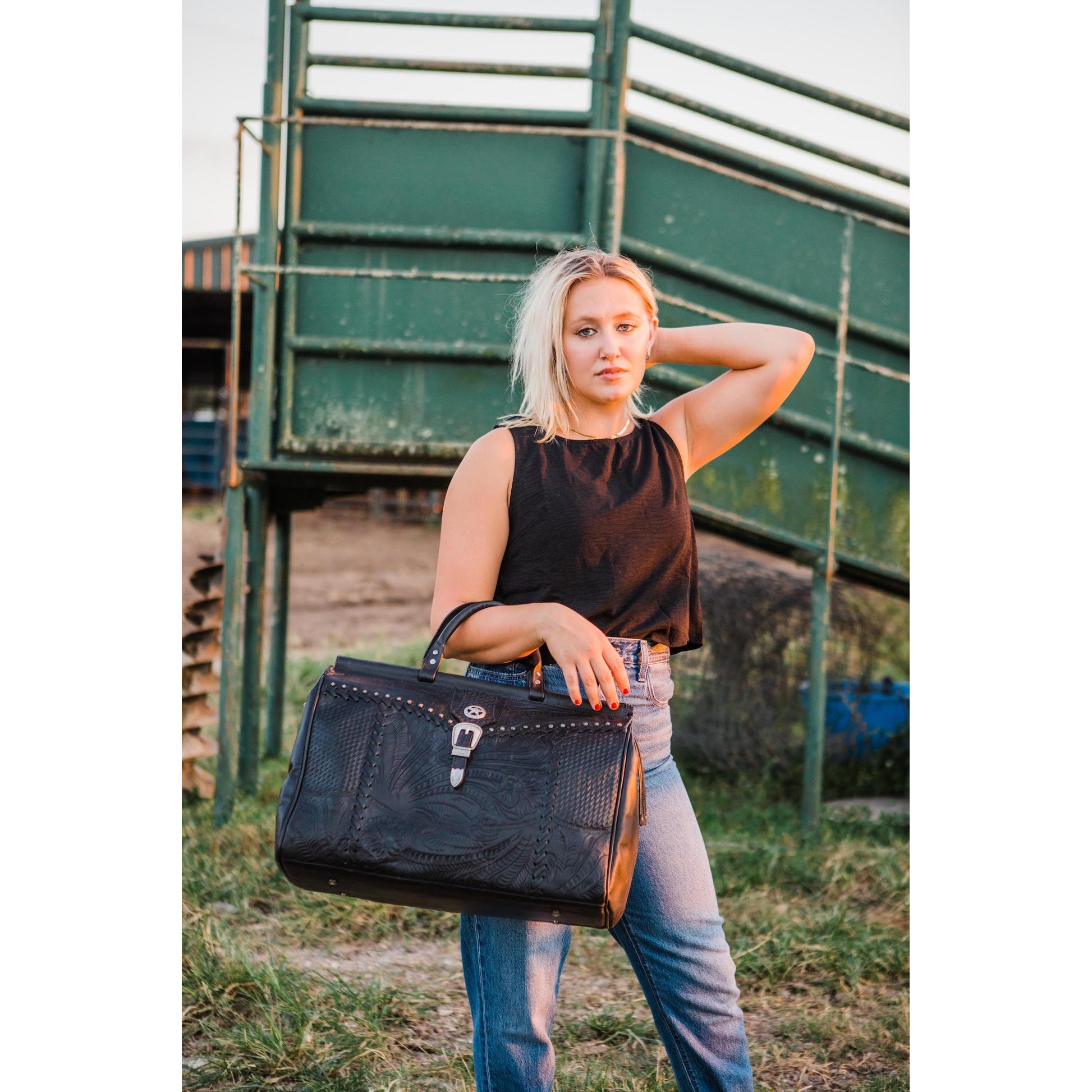 American West Classic Travel Zip Top Duffle Bag