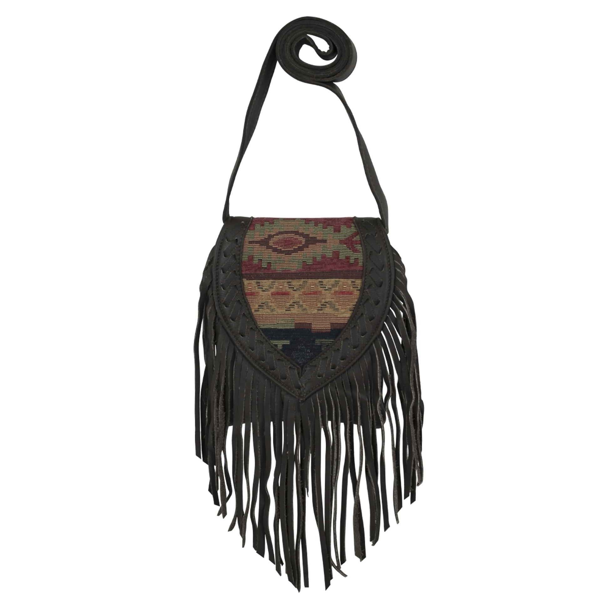 American West Fringed Cowgirl Crossbody with Fringe