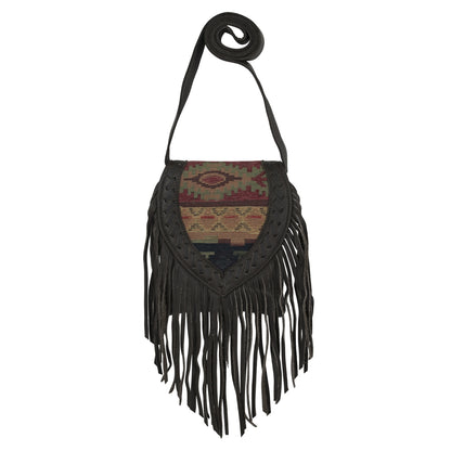 American West Fringed Cowgirl Crossbody with Fringe