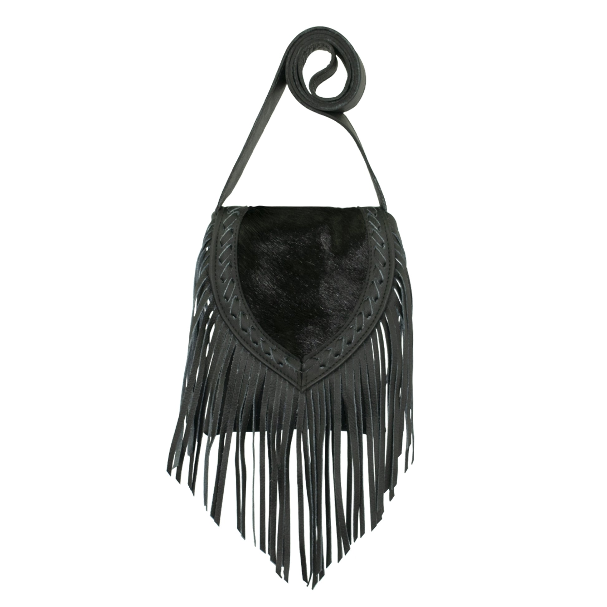 American West Fringed Cowgirl Crossbody with Fringe