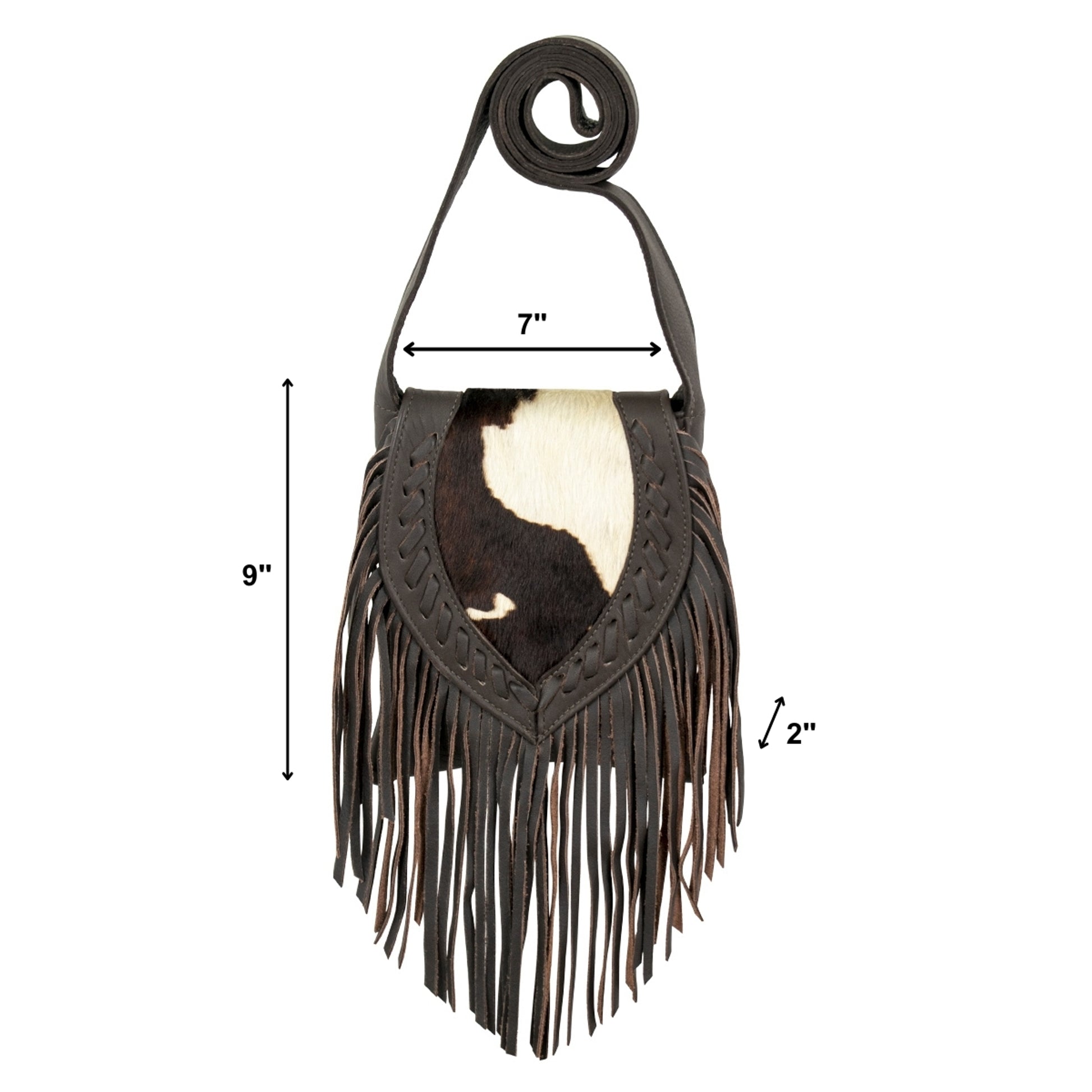 American West Fringed Cowgirl Crossbody with Fringe
