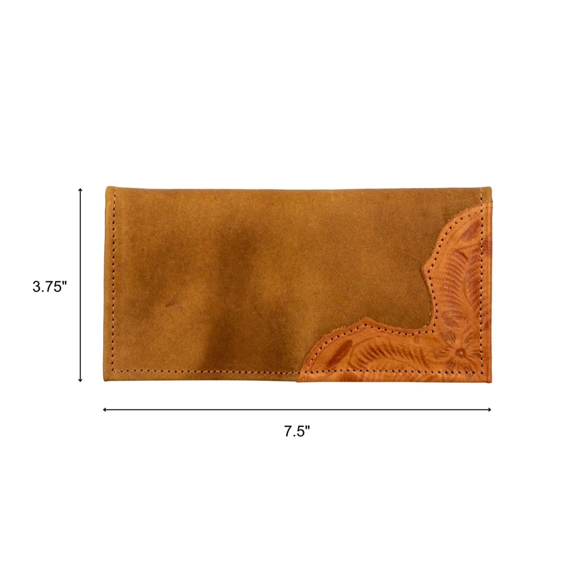American West Waxed Leather Mens Rodeo Wallet