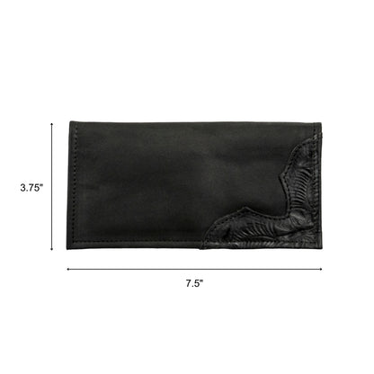 American West Waxed Leather Mens Rodeo Wallet